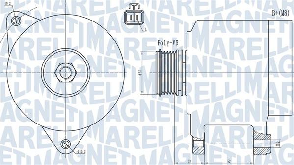 Magneti Marelli 063731906010 - Alternatör parcadolu.com