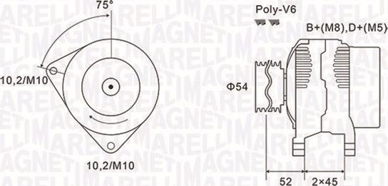 Magneti Marelli 063731496010 - Alternatör parcadolu.com