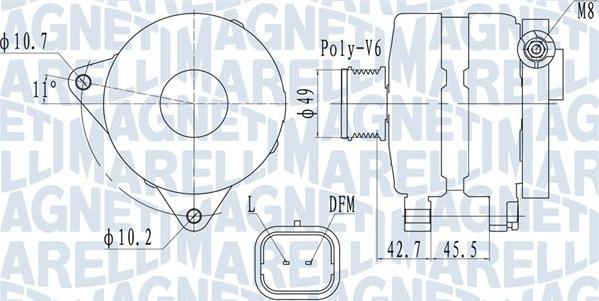 Magneti Marelli 063731681010 - Alternatör parcadolu.com