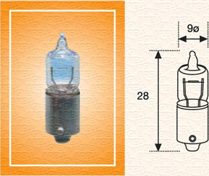 Magneti Marelli 009600900000 - AMPUL -  H6W 12V parcadolu.com