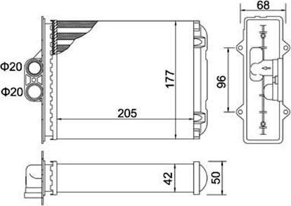 Magneti Marelli 359000300830 - Kalorifer Radyatörü parcadolu.com