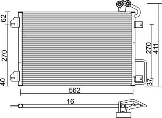 Magneti Marelli 359003221490 - Klima Radyatörü / Kondansatör parcadolu.com