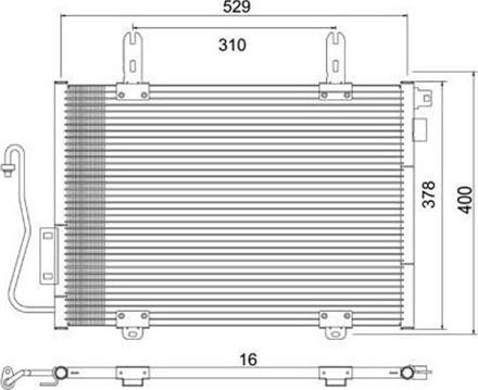 Magneti Marelli 359003221460 - Klima Radyatörü / Kondansatör parcadolu.com