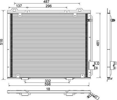 Magneti Marelli 359003221010 - Klima Radyatörü / Kondansatör parcadolu.com