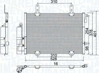 Magneti Marelli 350203905000 - Klima Radyatörü / Kondansatör parcadolu.com