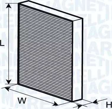 Magneti Marelli 350203064180 - Filtre, kabin havası parcadolu.com