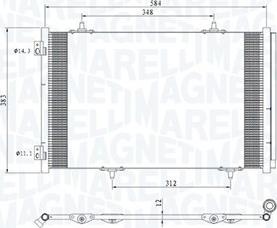 Magneti Marelli 350203812000 - Klima Radyatörü / Kondansatör parcadolu.com