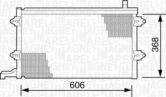 Magneti Marelli 350203243000 - Klima Radyatörü / Kondansatör parcadolu.com