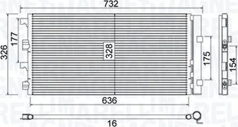 Magneti Marelli 350203797000 - Klima Radyatörü / Kondansatör parcadolu.com