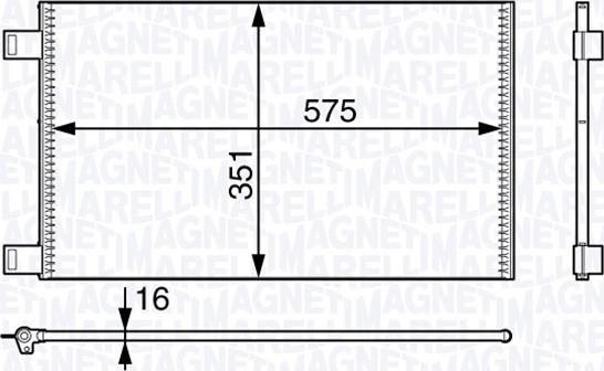 Magneti Marelli 350203718000 - Klima Radyatörü / Kondansatör parcadolu.com