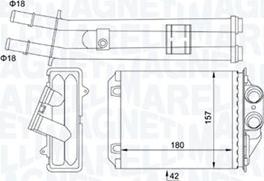 Magneti Marelli 350218491000 - Kalorifer Radyatörü parcadolu.com