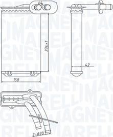 Magneti Marelli 350218447000 - Kalorifer Radyatörü parcadolu.com