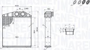 Magneti Marelli 350218419000 - Kalorifer Radyatörü parcadolu.com