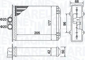 Magneti Marelli 350218482000 - Kalorifer Radyatörü parcadolu.com