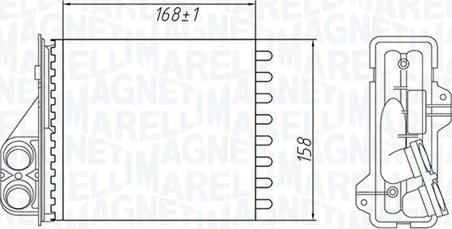 Magneti Marelli 350218479000 - Kalorifer Radyatörü parcadolu.com