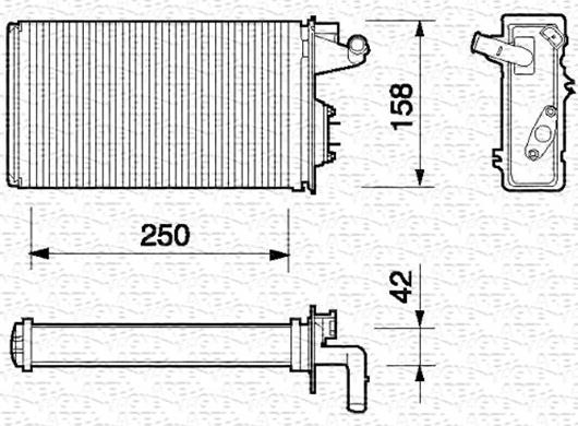 Magneti Marelli 350218052000 - Kalorifer Radyatörü parcadolu.com