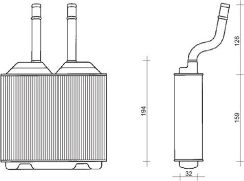 Magneti Marelli 350218261000 - Kalorifer Radyatörü parcadolu.com