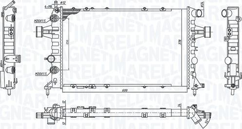 Magneti Marelli 350213194600 - Motor Su Radyatörü parcadolu.com