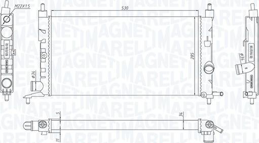 Magneti Marelli 350213190400 - Motor Su Radyatörü parcadolu.com