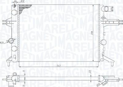 Magneti Marelli 350213192400 - Motor Su Radyatörü parcadolu.com