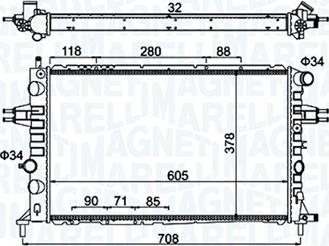 Magneti Marelli 350213192300 - Motor Su Radyatörü parcadolu.com