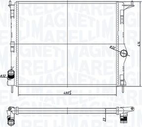 Magneti Marelli 350213165900 - Motor Su Radyatörü parcadolu.com