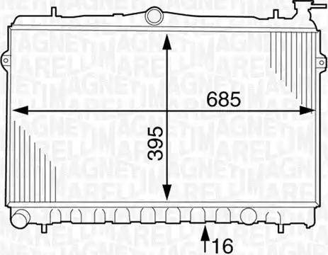 Magneti Marelli 350213123800 - Motor Su Radyatörü parcadolu.com