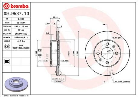 Magneti Marelli 360406004900 - Fren Diski parcadolu.com