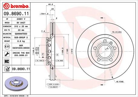 Magneti Marelli 360406001601 - Fren Diski parcadolu.com