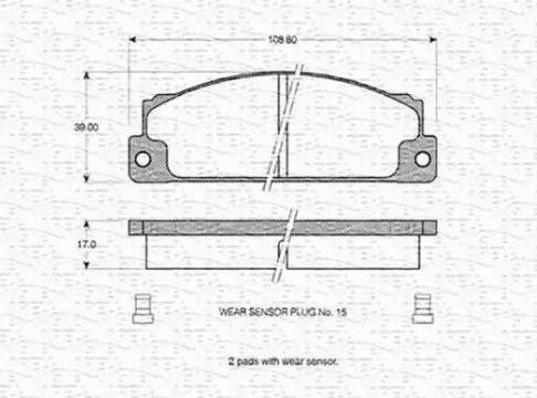 Magneti Marelli 363702160032 - Fren Balata Seti, Diskli Fren parcadolu.com