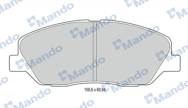 Mando MBF015551 - Fren Balata Seti, Diskli Fren parcadolu.com