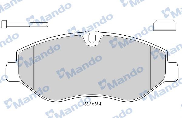 Mando MBF015563 - ON FREN DISK BALATA DAILY III C - L - S TUM MODELLER 05 - 06> parcadolu.com