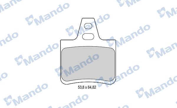 Mando MBF015090 - Fren Balata Seti, Diskli Fren parcadolu.com