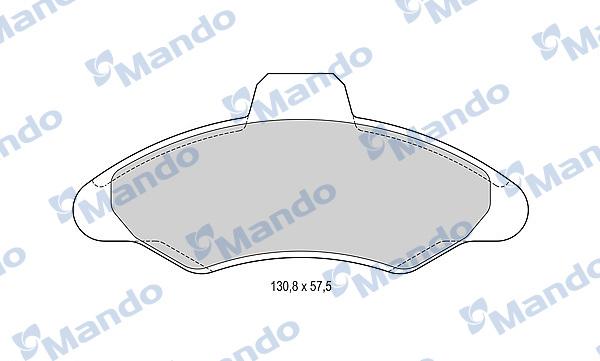 Mando MBF015085 - Fren Balata Seti, Diskli Fren parcadolu.com