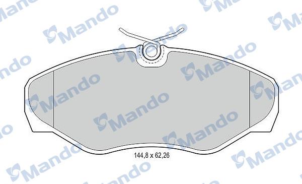 Mando MBF015021 - ON FREN BALATASI OPEL VIVARO A - TRAFIC II parcadolu.com