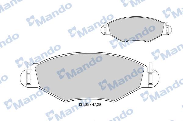 Mando MBF015163 - Fren Balata Seti, Diskli Fren parcadolu.com