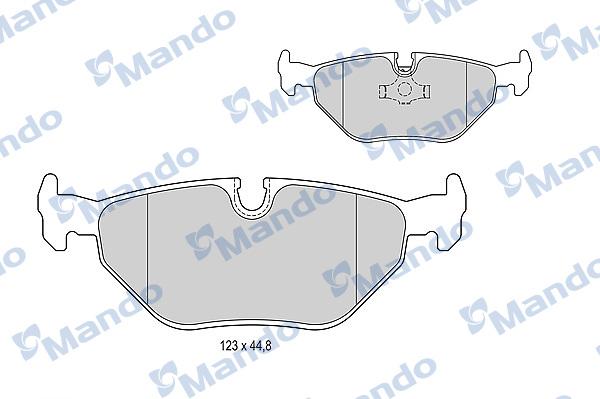 Mando MBF015399 - Fren Balata Seti, Diskli Fren parcadolu.com