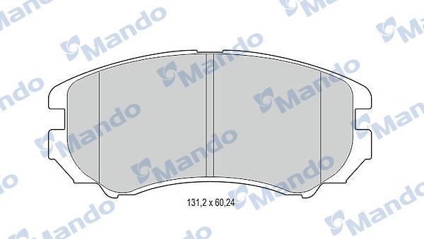 Mando MBF015308 - Fren Balata Seti, Diskli Fren parcadolu.com