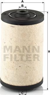 Mann-Filter BFU 811 - Yakıt Filtresi parcadolu.com