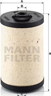 Mann-Filter BFU 700 x - Yakıt Filtresi parcadolu.com