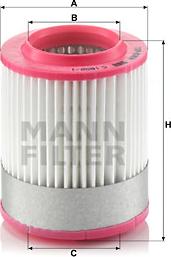 Mann-Filter C 1652/1 - Hava Filtresi parcadolu.com