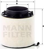 Mann-Filter C 16 114/1 x - HAVA FILTRESI AUDI A4 07>15 A5 08>17 Q5 09>17 2.7 3.0TDI CAPA CCWB CCLA parcadolu.com