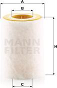 Mann-Filter C 1036/2 - Hava Filtresi parcadolu.com