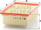 Mann-Filter C 25 117/2 - Hava Filtresi parcadolu.com