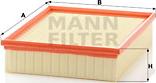 Mann-Filter C 26 168/2 - Hava Filtresi parcadolu.com