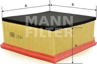 Mann-Filter C 2159/1 - Hava Filtresi parcadolu.com