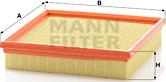 Mann-Filter C2290 - Hava Filtresi parcadolu.com