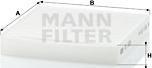Mann-Filter CU 1835 - KABİN FİLTRE - HONDA  JAZZ 02-08 - CITY 06-08 parcadolu.com