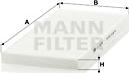 Mann-Filter CU 3138 - Filtre, kabin havası parcadolu.com