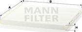 Mann-Filter CU 29 001 - Filtre, kabin havası parcadolu.com